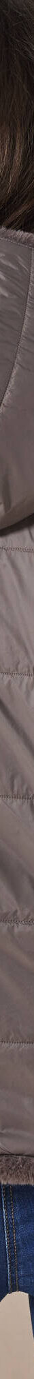 Veste fausse fourrure réversible en doudoune (taupe foncé) Veste fausse fourrure réversible en doudoune (taupe foncé)